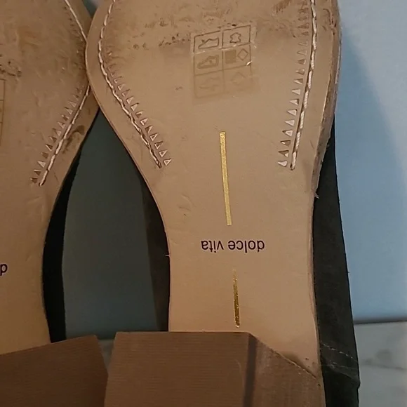 Dolce Vita Jones Dark Gray Suede Leather Chelsea Western Ankle Booties Wmn 9.5 - Picture 14 of 16